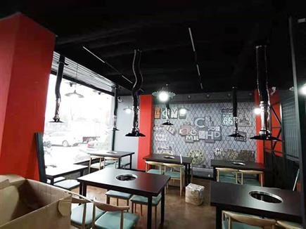 洛陽古城路烤肉店排煙系統(tǒng)